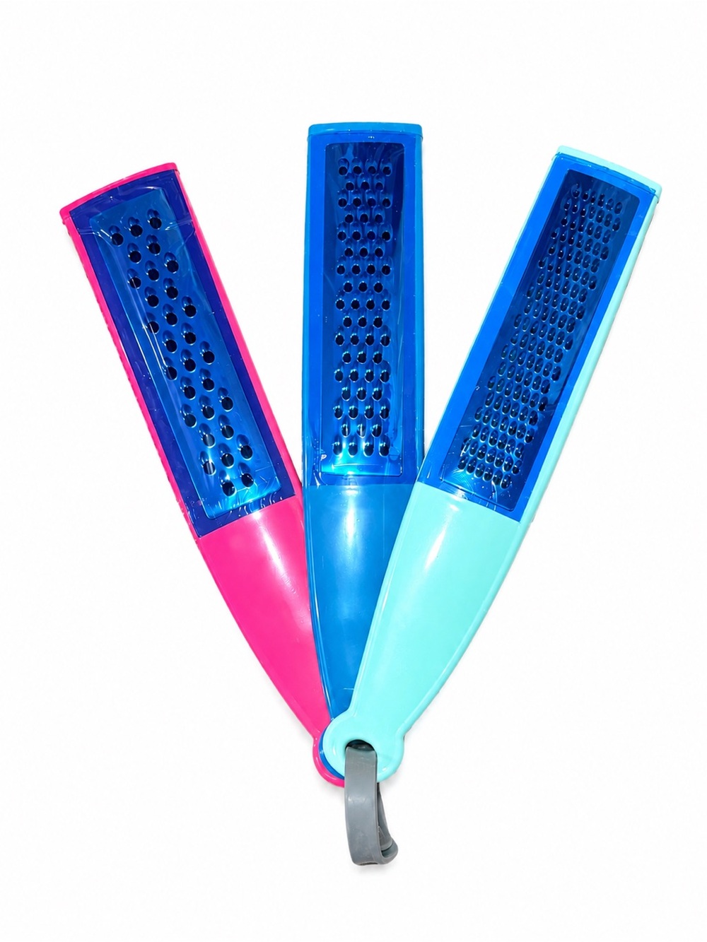 NEW 3 Pc Colorful Handheld Grater Set Cheese Vegetable Kitchen Tools